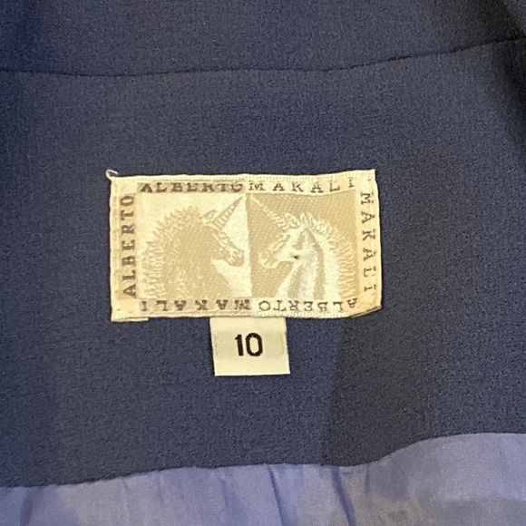 Alberto Makali Blue Blazer With Red Stitching S 10 - Picture 6 of 9